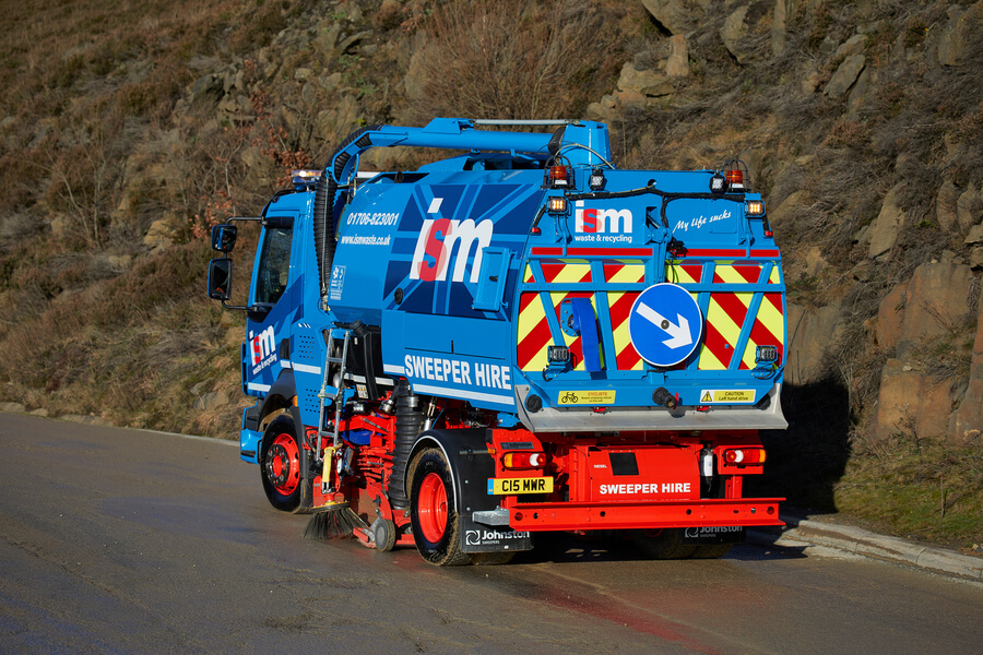Volvo road sweeper