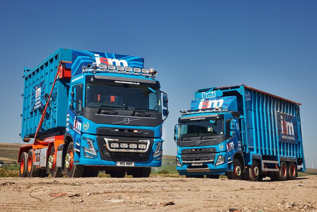 ISM's brand new 2022 Volvo FMX and FM 
        Trucks