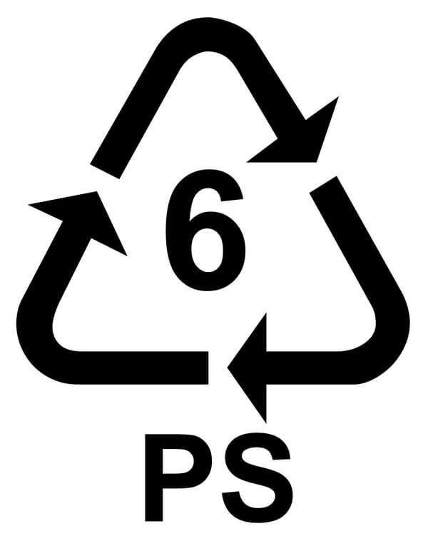 Polystyrene (PS) Symbol