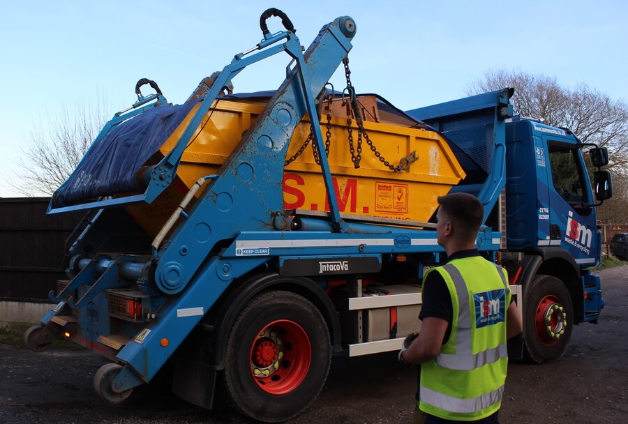 Collecting a Skip from a Customer
