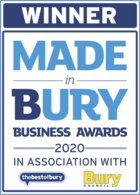 Made in Bury Business Awards 2020 Winner Badge