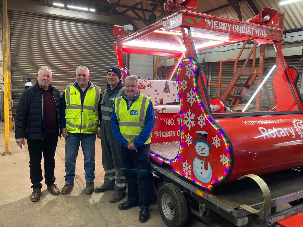 New Santa sleigh at ISM Waste & Recycling