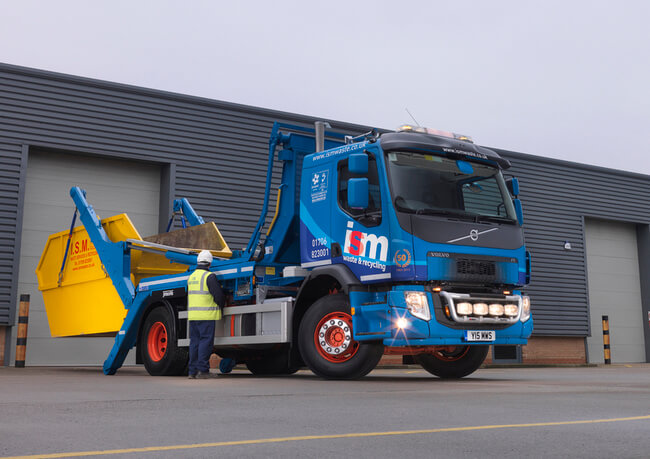 Maxi skip delivery