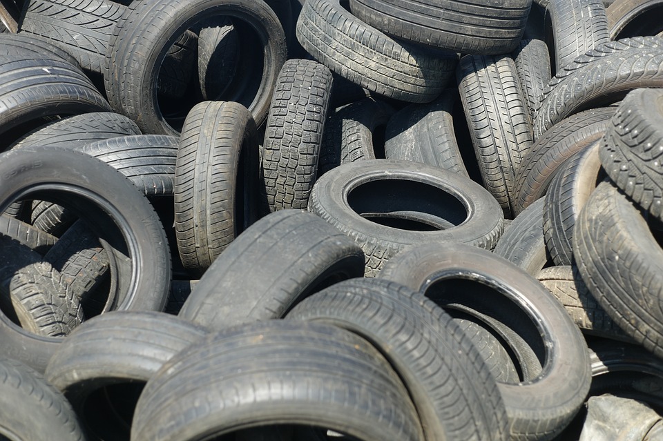 Tyres for disposal