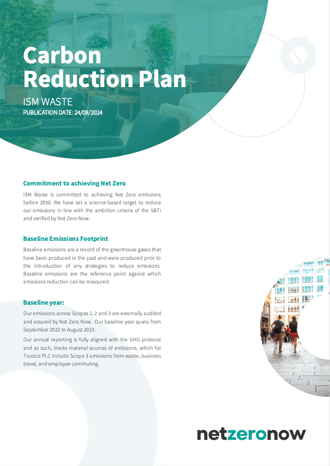 Carbon Reduction Plan Preview