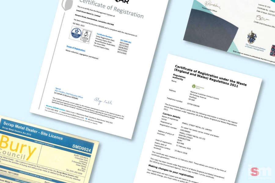 ISM documents and certificates