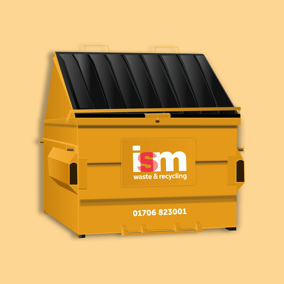10 Yard FEL Skip commercial front end loader waste container