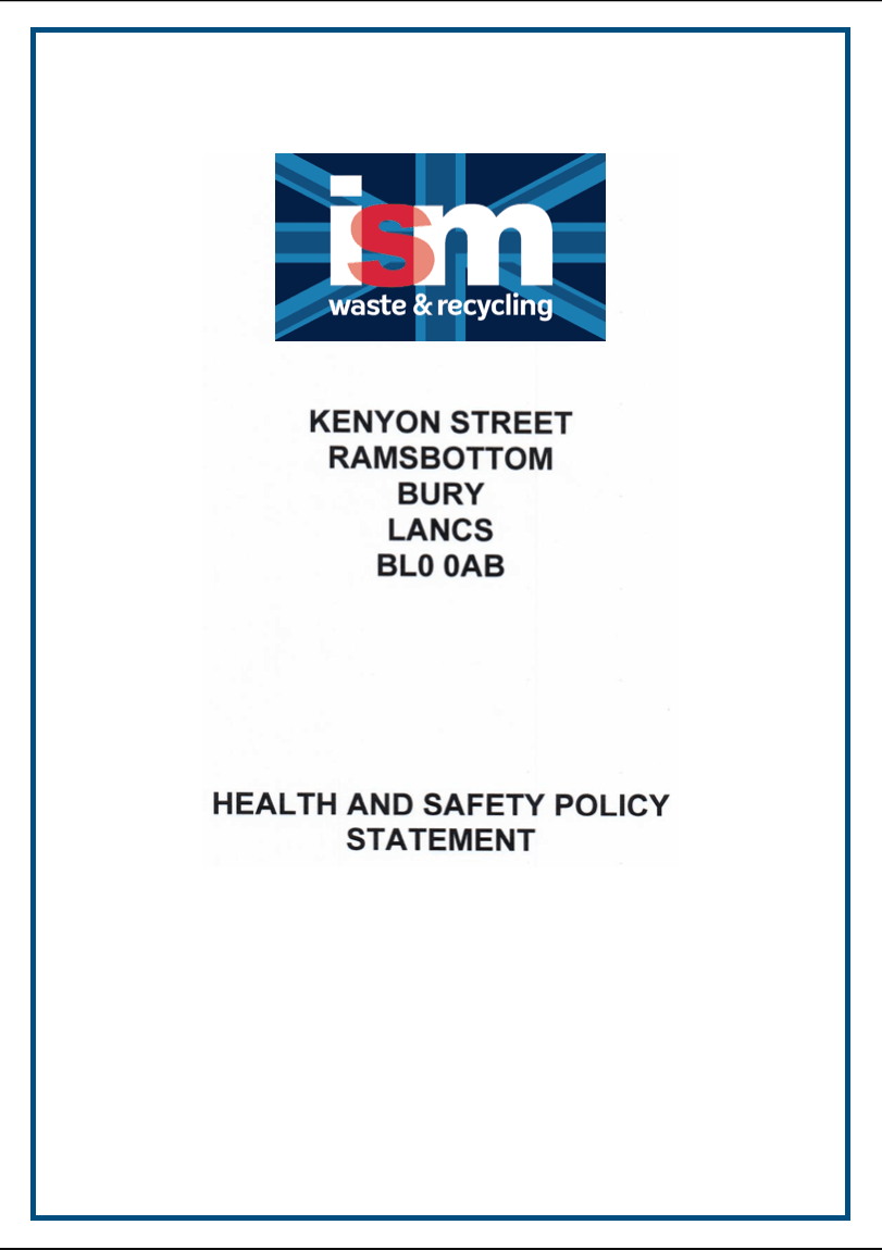 Health and Safety Policy Preview