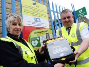 New defibrillator at ISM