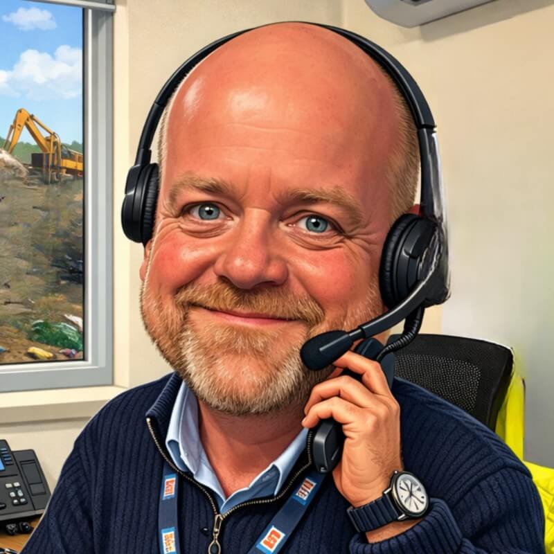 Chris Bennett caricature