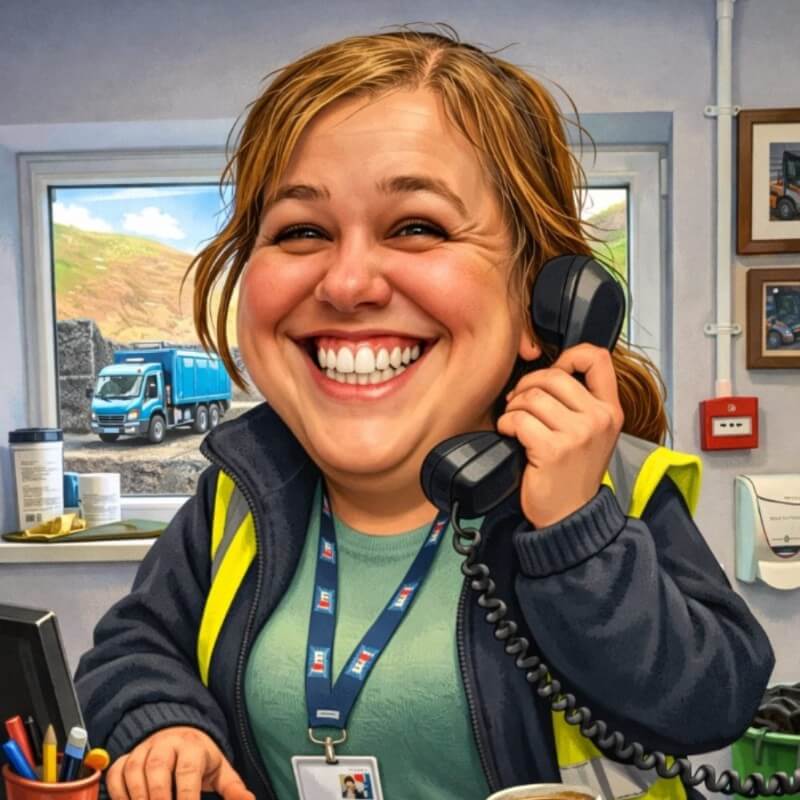 Kimberley Rumford caricature
