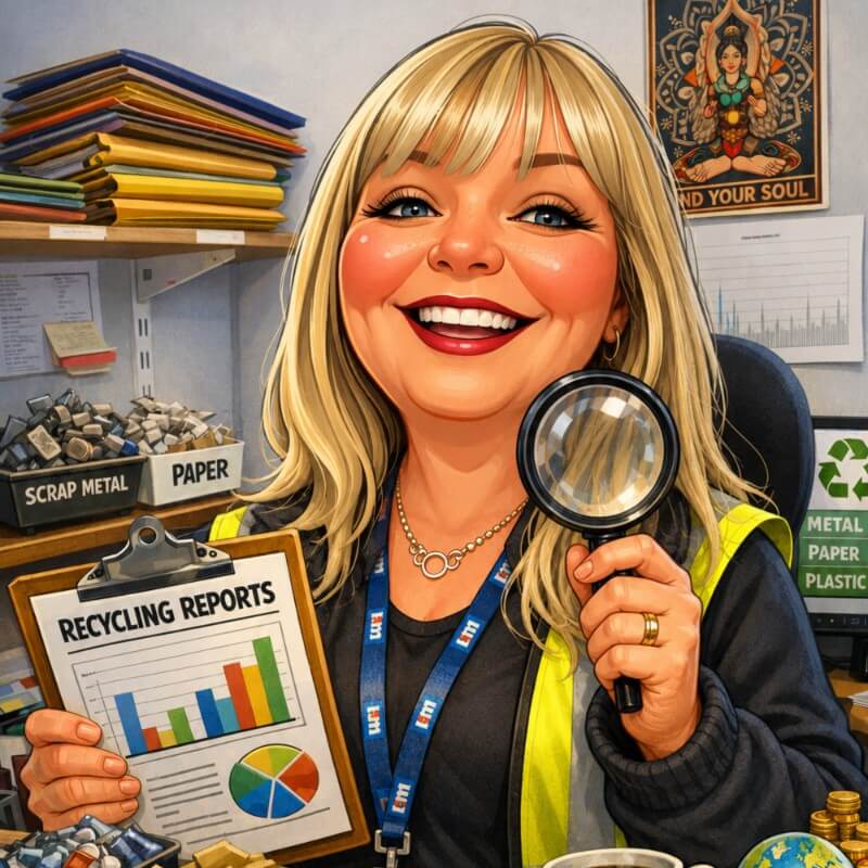 Sharon McGuire caricature