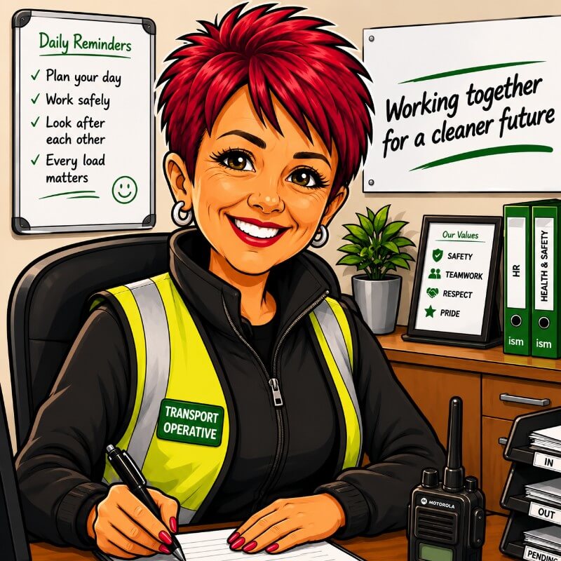 Suzanne Hollings caricature