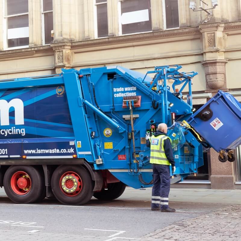 Glass recycling service