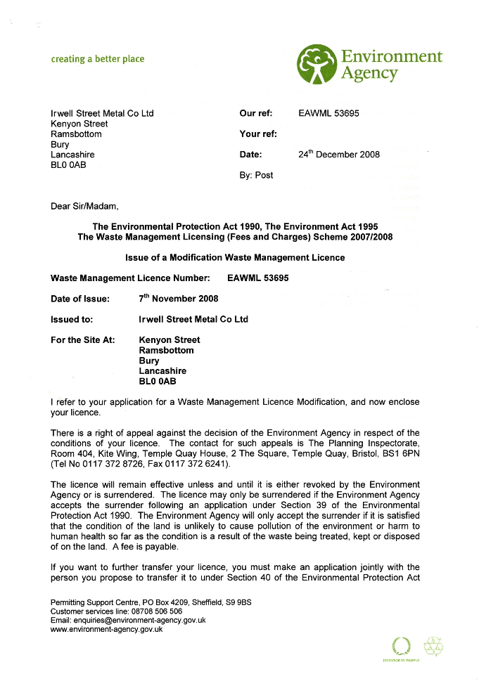 Waste Management Licence Preview
