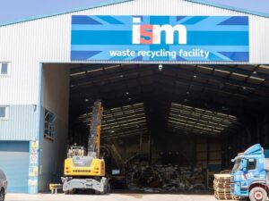 Front view of ISM recycling facility